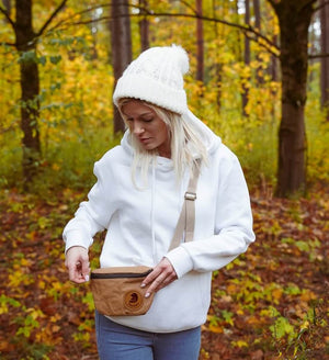 Riñonera reciclada Papero hecha de papel