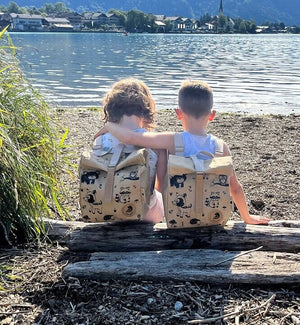 NUOVO PARPACK PACO PUACK COUGAR KIDS 8 L FATTO DI PARTE POTENGIO LASCIABILE LIGHT, TROURA E SOSTENIBILE