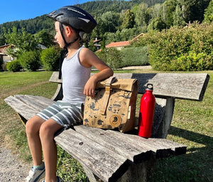 NUOVO PARPACK PACO PUACK COUGAR KIDS 8 L FATTO DI PARTE POTENGIO LASCIABILE LIGHT, TROURA E SOSTENIBILE