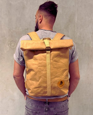 Mochila PAPERO de papel COUGAR 24 L unisex lavable, resistente al desgarro, impermeable, mochila sostenible