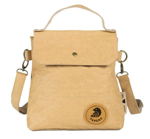 Bolso Papero reciclado de forma sostenible y vegana hecho de papel kraft