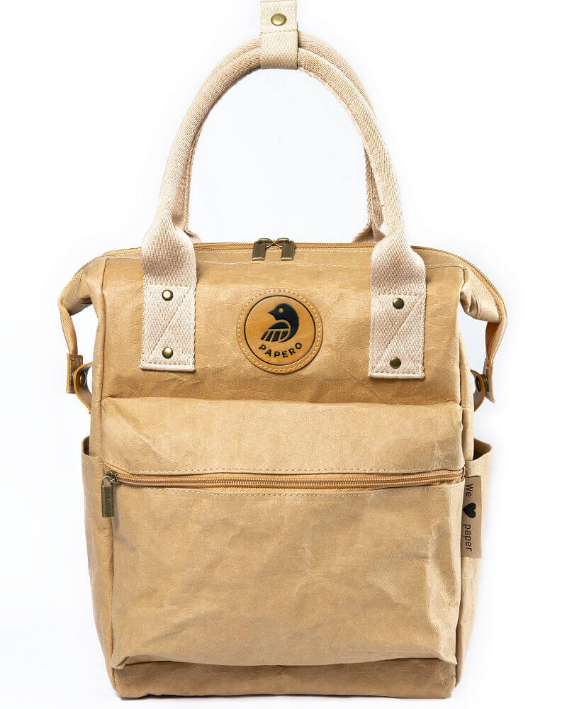 PAPERO l'originale zaino in carta, borsa per pannolini sostenibile