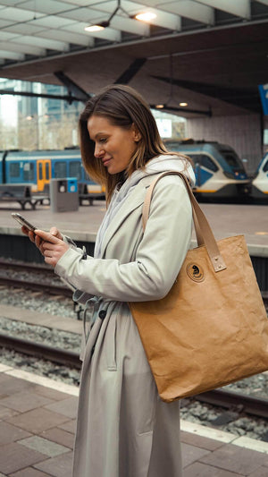 Comprador de Papero hecho de papel Kangoo Light, impermeable, a prueba de lágrimas, sostenible