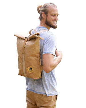 PAPERO Rucksack COUGAR Unisex Waschbares Papier, Robust, Wasserdicht Vegan ♻Nachwachsendes Material - PAPERO BAGS