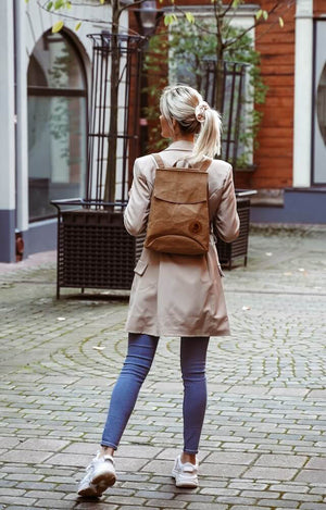 Papero backpack made of paper 3 in 1 Salamander 8L robust, waterproof, vegan, sustainable