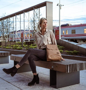 Papero backpack made of paper 3 in 1 Salamander 8L robust, waterproof, vegan, sustainable