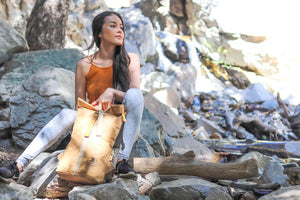 Zaino PAPERO in carta COUGAR 24 L zainetto unisex lavabile, antistrappo, impermeabile e sostenibile