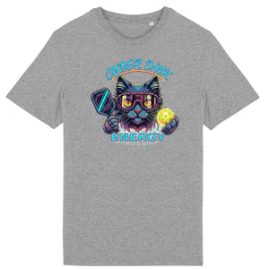 T-shirt - ORGANIC - Cyber Cat Pickleball - Uomo - front_5