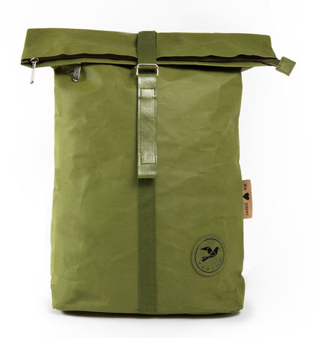 PAPERO Rucksack aus Papier COUGAR 18 L Unisex waschbar, reißfest, wasserfest, nachhaltiger Daypack