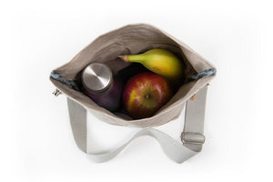 Papero lunchbag handtas gemaakt van papieren racoon pauze brood veganistisch duurzaam
