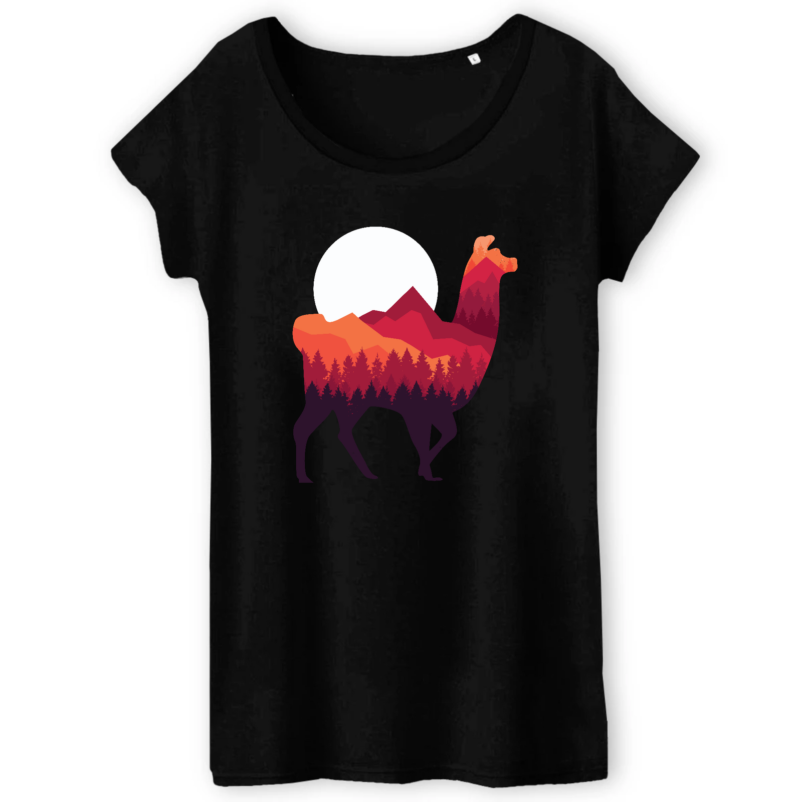 Camiseta-ORGANIC-LAMA-Mujer