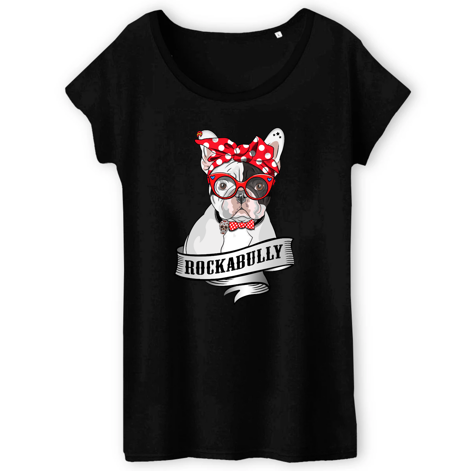 Camiseta-bio- bully bully rockerbully damas