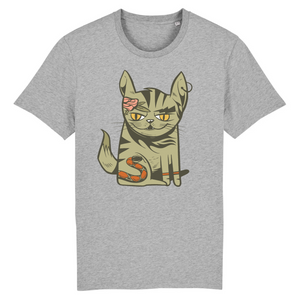 T-Shirt- BIO- CAT SASSY- Herren
