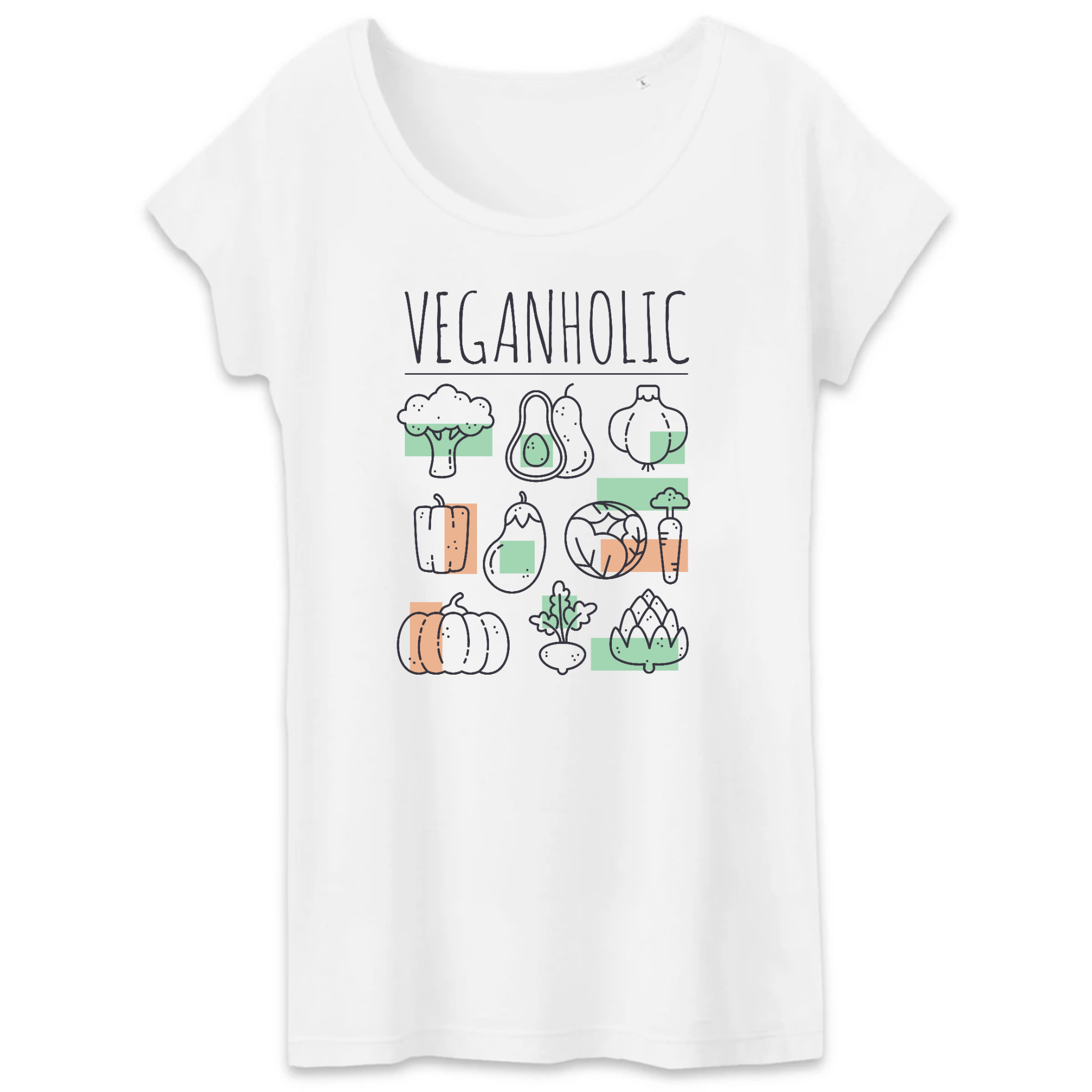 T-shirt femmes végétaliques biologiques