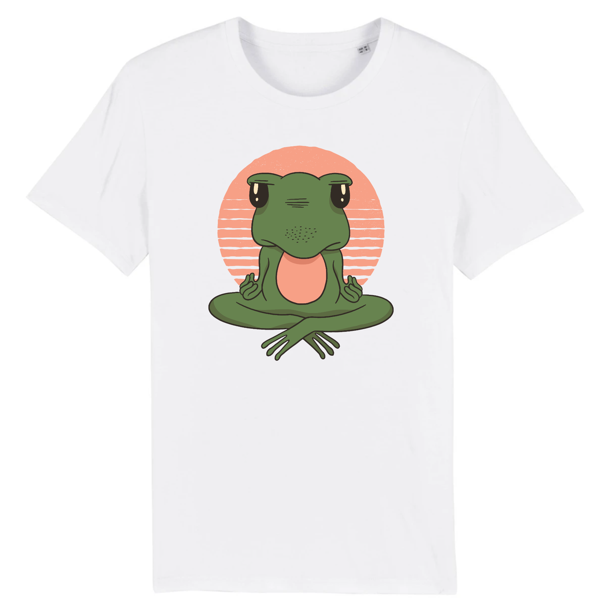 T-shirt bio-frog yoga vintage gentlemen