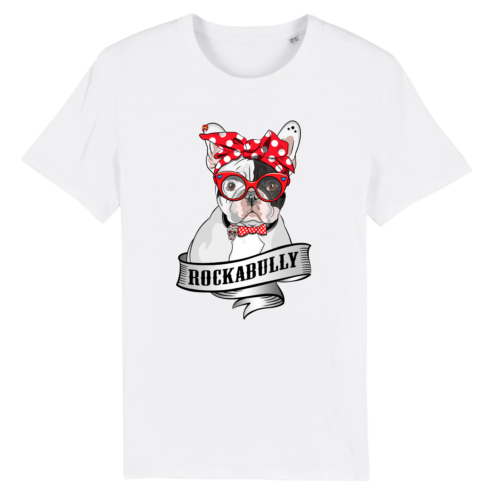 T-shirt- bio-Franch Bully Rockerbully